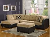 Urbana Sectional Sofa with Storage Ottoman