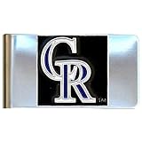 MLB Colorado Rockies Steel Money Clip