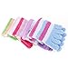 FENICAL Women Rainbow Striped Toes Socks Warm Socks Pack of 6 Pairs