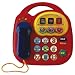 Simba 104012412 - ABC Telefon, verschiedene Sounds, Drehbilderdisplay, 20 x 20 cm
