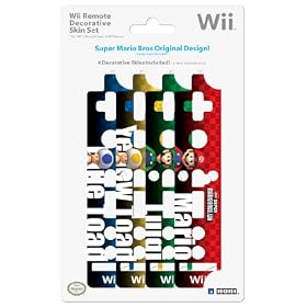 Hori UHWI-36 Nintendo Wii Remote Decorative Skin Set, 4 Pack