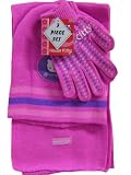 Warm Hello Kitty 3 Piece Knit Hat, Gloves & Scarf Bonus Stickers
