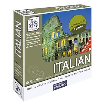 TeLL me More Italian Homeschool Version (4 levels from Complete Beginner to Advanced)