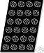 Flexipan Flower 2.7 Oz, 78mm Dia x 20mm Deep (3