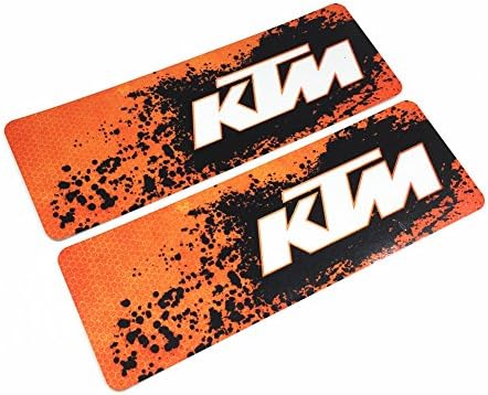 2lots KTM Car Sticker Decals for Mazda Hyundai Ford Volkswagen Car Motor Helmet Car Styling