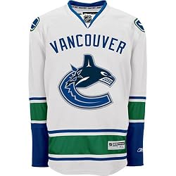 Vancouver Canucks NHL 2007 RBK Premier Team Hockey Jersey (White)
