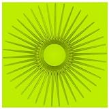 Wall Mirror Decor Sunburst Design in Antique Silver Finish
