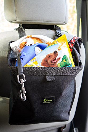 Zuitcase Watertight Car Litter Bag, Car Seat Back Organizer, 3 Gallon Car Trash Can, Perfect Auto Litter Bag