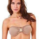 Flor de Sal Natural Nude Bandeau Top Medium Beige
