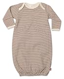 Zutano Layette Gown, Chocolate, Neutral Baby