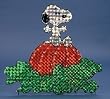 42" Peanuts Snoopy Jack O Lantern Lighted Halloween Yard Art