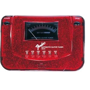 Fender Ag6 Tuner, Red Sparkle