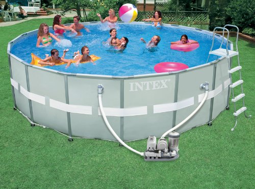 Intex Ultra Frame 18-Foot-by-52-Inch Round Pool Set Intex Ultra Frame 18-Foot-by-52-Inch Round Pool Set