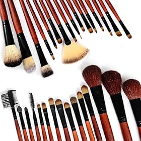 Fraulein38 31 pinceaux de maquillage + trousse cosmetique set