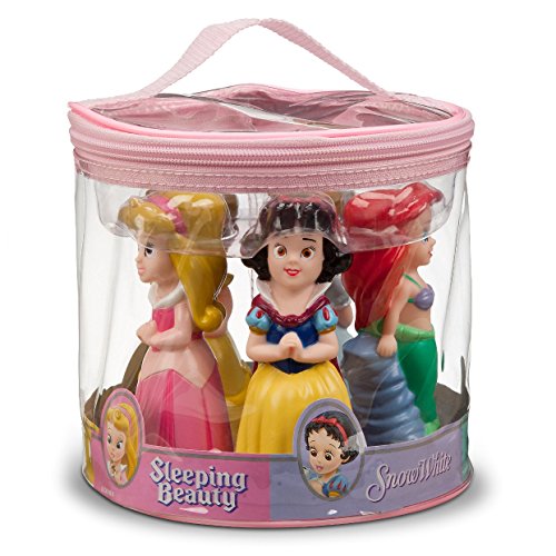 Disney World Parks Exclusive Princess Bath Tub Pool Squeeze Toys 5 Pc. Set Belle Ariel Cinderella Aurora Snow White - NEW