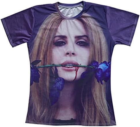 mee Black Rose Lana Del Rey Shirt Clothing for Men Women (XL)