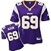 Jared Allen Purple Reebok NFL Replica Minnesota Vikings Women's Jersey - Small