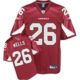 Reebok Arizona Cardinals Chris Wells Youth Replica Jersey Small