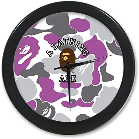 Personalized Custom APE series 9.65" elegant wall clock for Home Decoration And Unique Gift Fashion Style / Black Frame