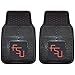 Florida State University Seminoles FSU College Team Sports Logo Vehicle Auto Truck SUV Car Vinyl Front and Rear Floor Mats - 4PC Set