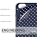 Akna Polka Dot Ultra Slim Full Cover for iPhone 6 - Brown