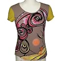Jessie G. Women's Printed Scoop Neck Tee