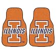 Fanmats 5448 University of Illinois Front Car Mat - 2 Piece