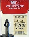 3242 CARBIDE-TIP 2 FLUTE EDGE BEADING PROFILE ROUTER BIT W/BB 1/8 BEAD DIA X 7/8 LG DIA X 9/16 CL
