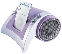 Boynq Sabre Stereo Speaker with Docking Station for iPod (Pink)