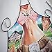 HAKSEN Cooking Kitchen Aprons for Women Men Chef, Funny Apron, Cowgirl