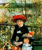 IMAGE OF Completely Handpainted HQ Reproduction Painting - by Renoir, Repro-R22384 Custom Order, Old Master's Classic Art, No Print, No Poster, No Giclee, Simply Painted by Hands, with Option to Paint from Any Other Favorite Photograph or Picture, Unframed, Size 20