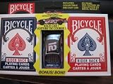 Bicycle 2 Deck Red Blue Playing Cards with Free Die Cast Nascar Race Car by Bicycle US Playing Card