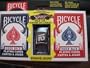 Bicycle 2 Deck Red Blue Playing Cards with Free Die Cast Nascar Race Car