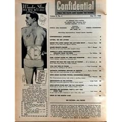 CONFIDENTIAL du 31-05-1960 ARTHRITIS SUFFERERS - BEWARE OF QUACK CURES - AN AMERICAN MOTHER'S TERRIFYING STORY - CASTRO RAPED MY TEEN-AGE DAUGHTER - HEARD THE LATEST ABOUT THE LUCY-DESI SPLIT - HOW CONGRESSMAN ADAM CLAYTON POWELL - HOODWINKS HARLEM - HOW MOVIE STARS BEAT THE TAX COLLECTOR - YOU CAN WIN AT POKER - GRIPE OF THE MONTH CLU
