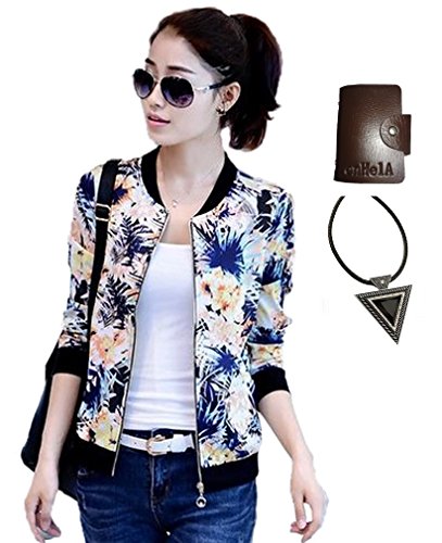 〔 エンヘルア 〕 enHelA ブルゾン ジャケット ジャンパー アウター コー デ ディ ネート 花 柄 フラワー アメカジ カジュアル 着こなし 大きい サイズ レディース 【 全部で3点セット 】