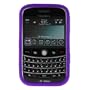 Solid Dark Purple Durable Rubber Soft Silicone Skin Cover Case for RIM Blackberry Bold 9000 Smartphone
