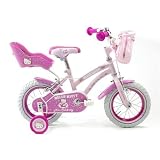 Hello Kitty Children's Bicycle 12 Wheels + Doll Seat & Bag