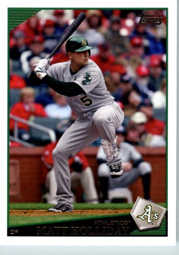 2009 Topps Team Edition Oakland Athletics Baseball Card # OAK1 Matt Holliday Mint Condition - Shipped In Protective ScrewDown Display Case!