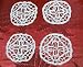 Lace Coasters Handmade Bobbin Lace
