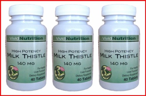 Vivid Nutrition High Potency MILK THISTLE Supplement 