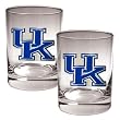 Kentucky Wildcats NCAA 2pc Rocks Glass Set by Great American Products