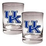 Kentucky Wildcats NCAA 2pc Rocks Glass Set