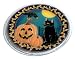 Peggy Karr 14-Inch Glass Halloween Platter