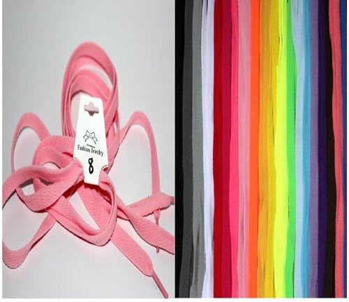44" Solid Color Shoelaces Great for Teams Cheer Dance Gifts Accessories (Light Pink #8)