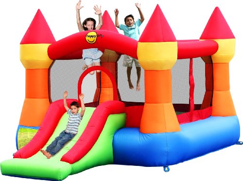 Duplay 12ft Turret Bouncy Castle Complete With Airflow Fan Picture