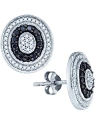 10KT White Gold 0.51 CTW Diamond Fashion Earrings