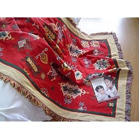 English Style Throw blanket Arras Table Cloth B by Victoria's Deco