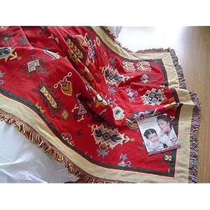 English Style Throw blanket Arras Table Cloth B by