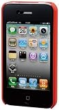 iPhone 4用カードホルダー付きケース(レッド)