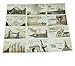 yueton 36 PCS 1 Set Retro Old Travel Postcards Vintage Landscape Photo Picture Poster Post Cards for Collecting